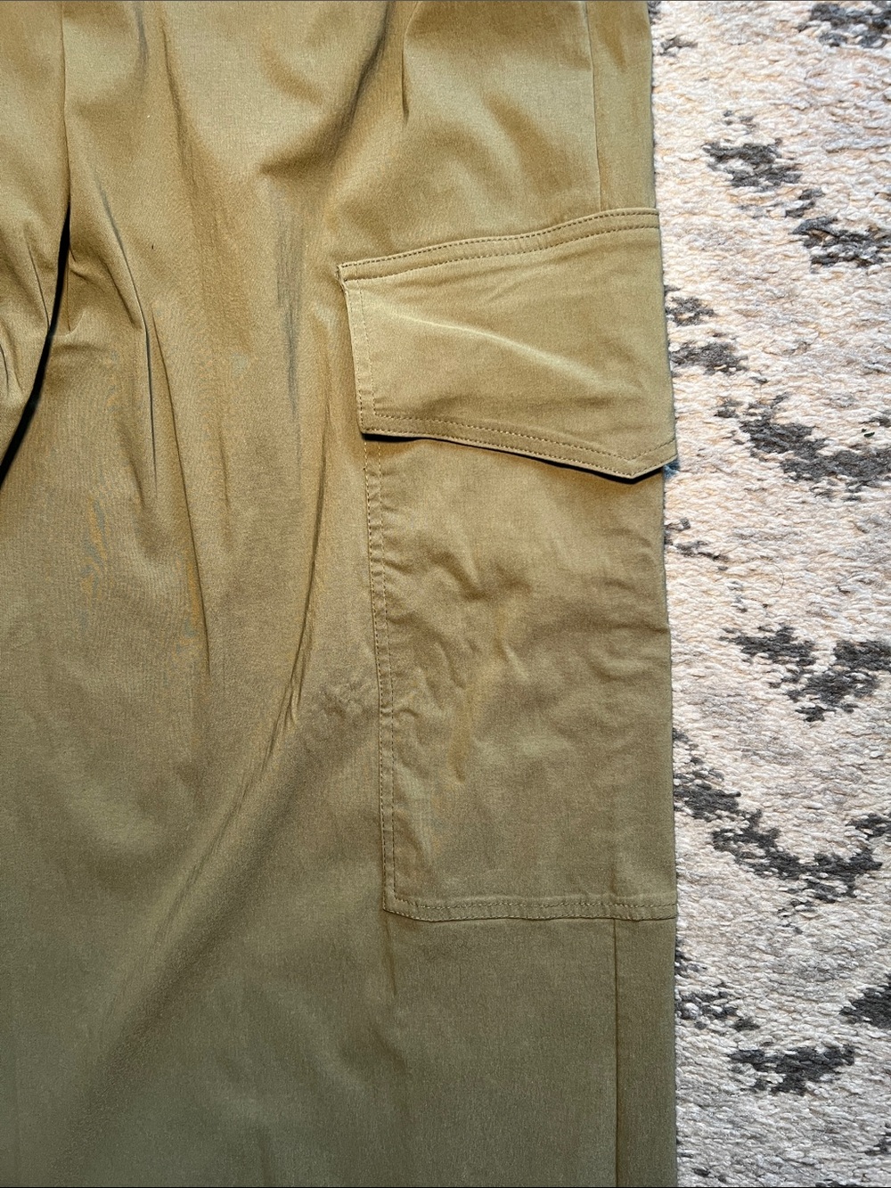 NEW! Zara Wide-Leg Cargo Pants in Olive ๐ซ Size M - Picture 6 of 8